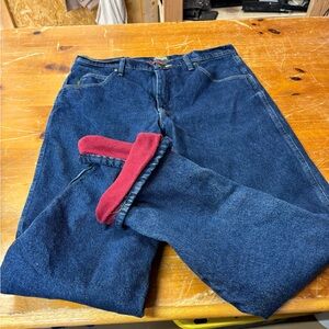 Cabelas 36 x 36 fleece lined jeans